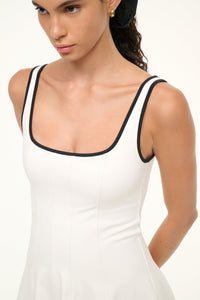 WELLS MINI SPORT DRESS | IVORY BLACK