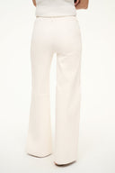 Image ALINE LEATHER PANTS | IVORY 5 of 7