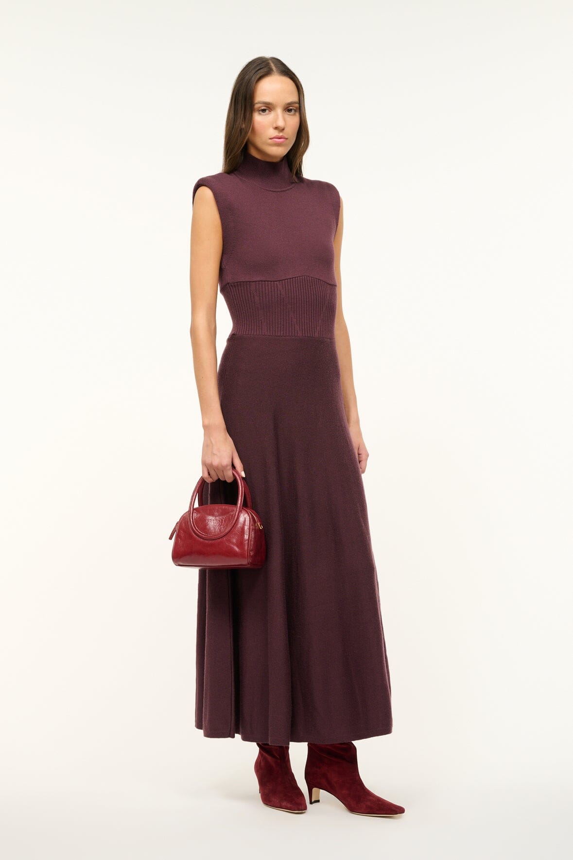 Image MAUDE MINI BOWLER BAG | PINOT 4 of 7 and Clicking this image will trigger a zoom pop-up