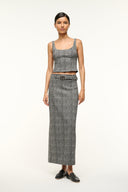 Image MURRAY SKIRT | TEXTURED HERRINGBONE 1 of 5