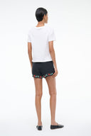 Image VON SILK SHORT | BLACK 3 of 6