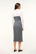 Image O'KEEFE DRESS | CHARCOAL WHITE 4 of 5