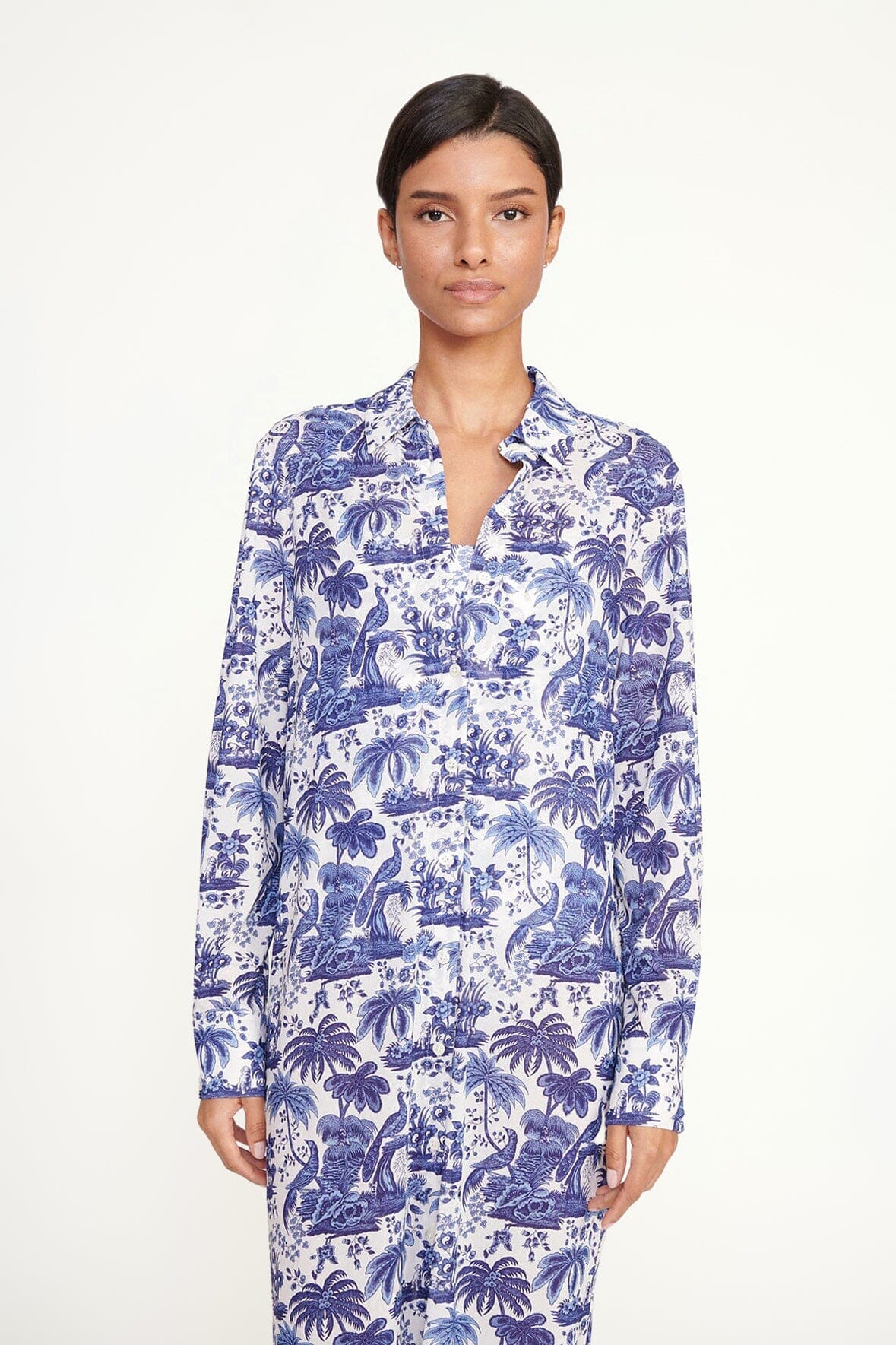 VITA DRESS | BLUE TOILE - Slide 5 of 6