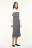 Image O'KEEFE DRESS | CHARCOAL WHITE 3 of 5