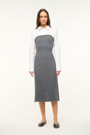 Image O'KEEFE DRESS | CHARCOAL WHITE 1 of 5