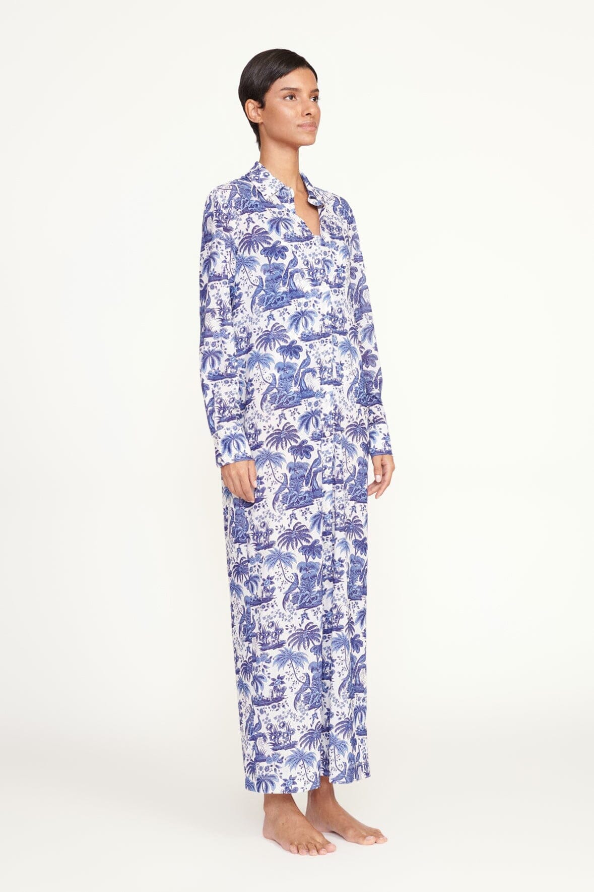 VITA DRESS | BLUE TOILE - Slide 3 of 6