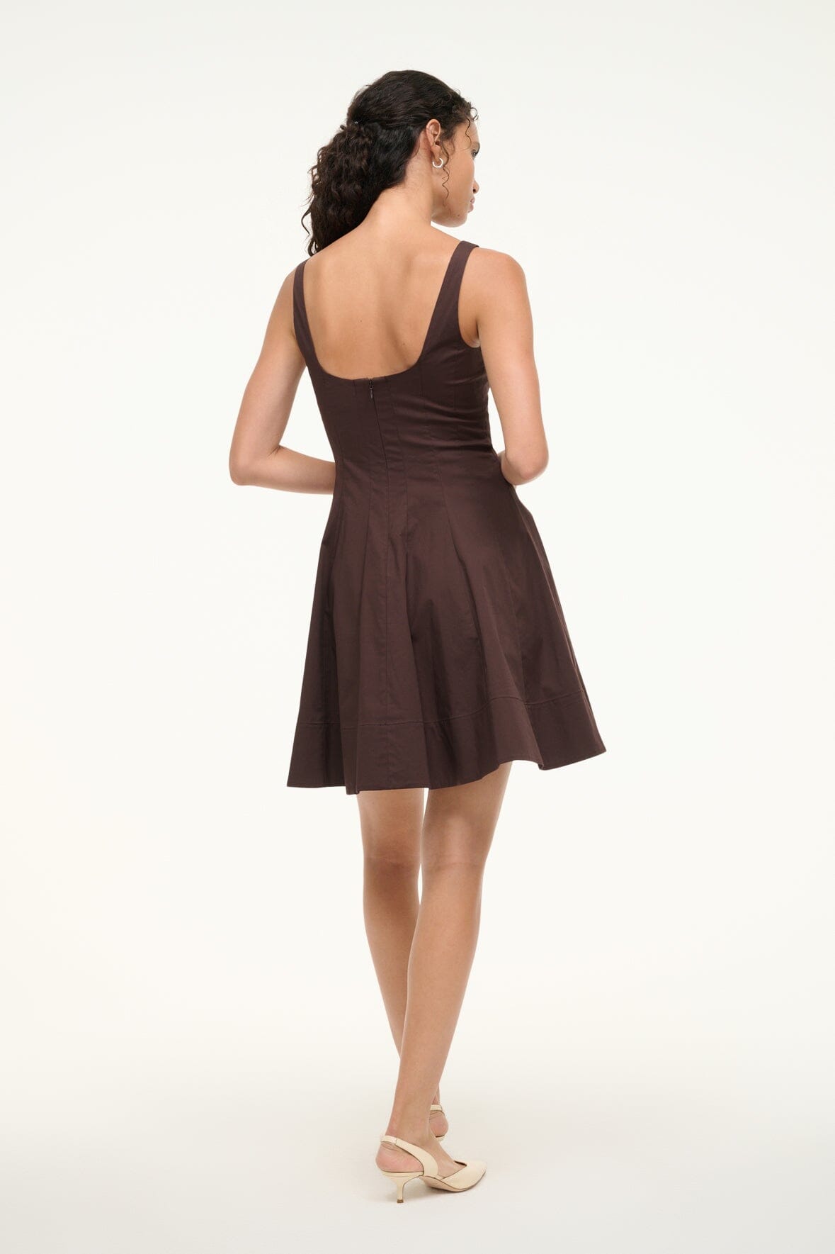 Image MINI WELLS DRESS | EARTH 4 of 6 and Clicking this image will trigger a zoom pop-up