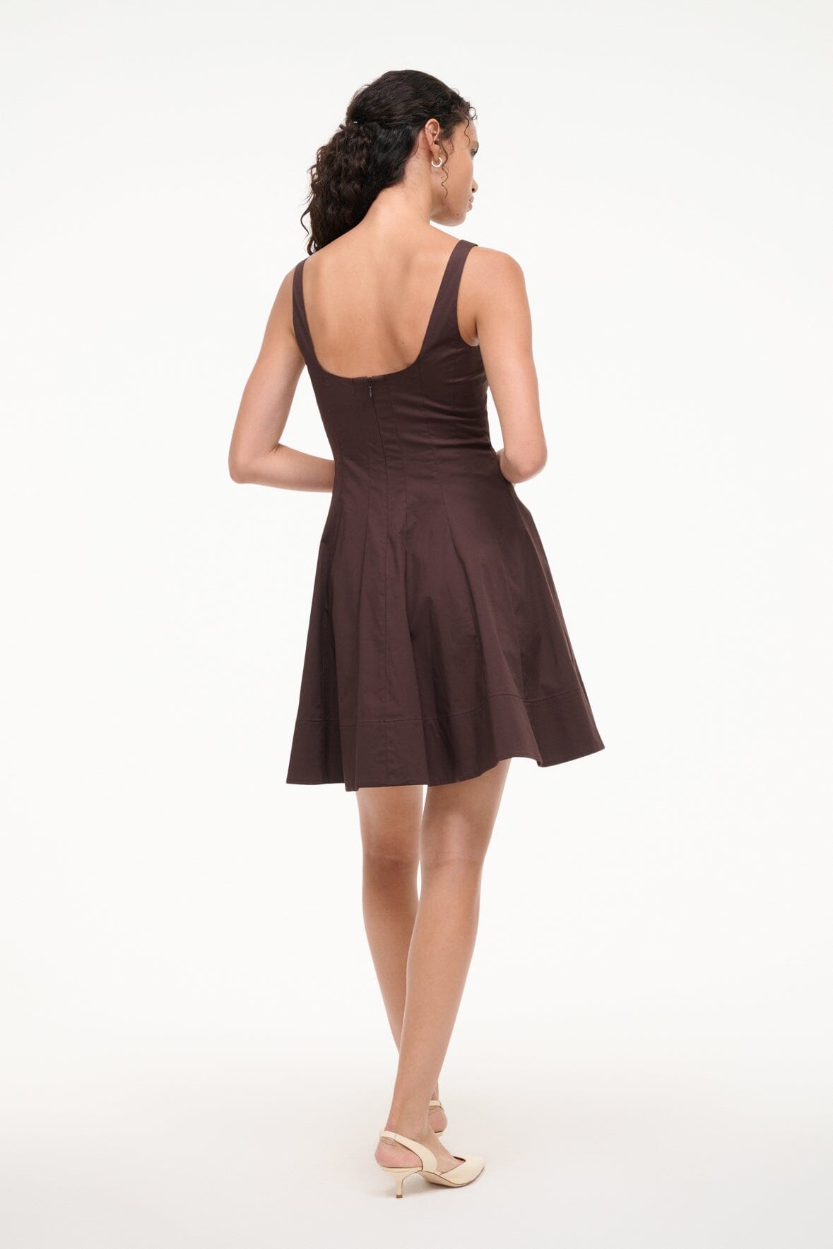 Image MINI WELLS DRESS | EARTH 3 of 6 and Clicking this image will trigger a zoom pop-up