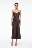 silk heart dress Heart Printed Silk Twill Collared Dress With Belt and Flower Rodarte