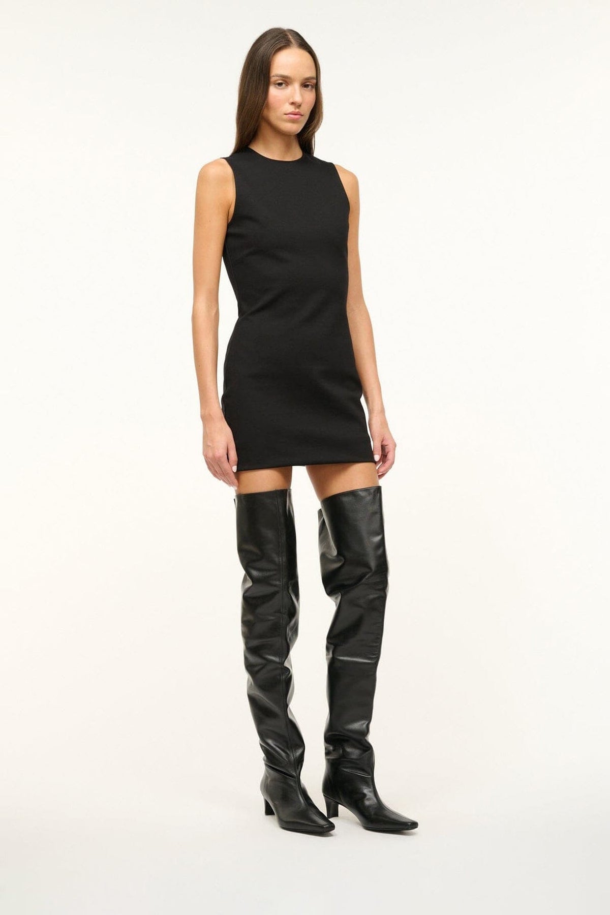 Image WALLY OVER-THE-KNEE BOOT | BLACK 2 of 6 and Clicking this image will trigger a zoom pop-up