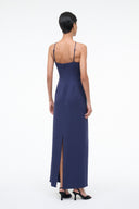 CALLA DRESS | NAVY