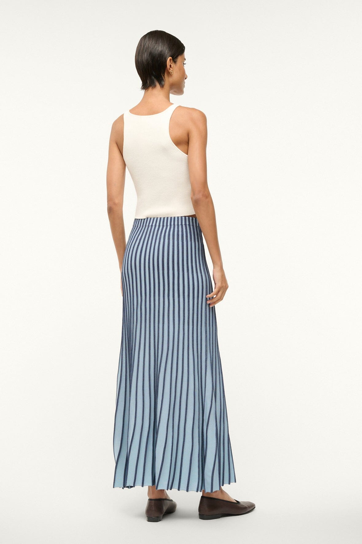 Image ALEIDA SKIRT | NAVY CLEAR BLUE 2 of 5 and Clicking this image will trigger a zoom pop-up