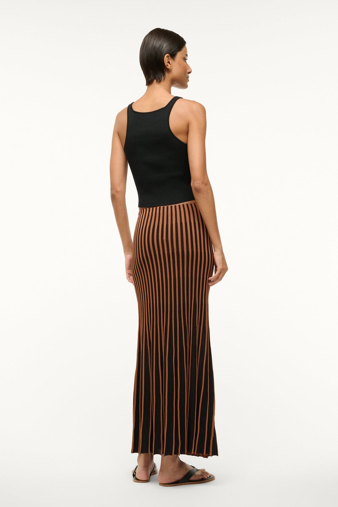 Image ALEIDA SKIRT | TAN BLACK 2 of 5 and Clicking this image will trigger a zoom pop-up