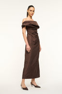 Image ANDREA DRESS | DARK CHOCOLATE 3 of 5