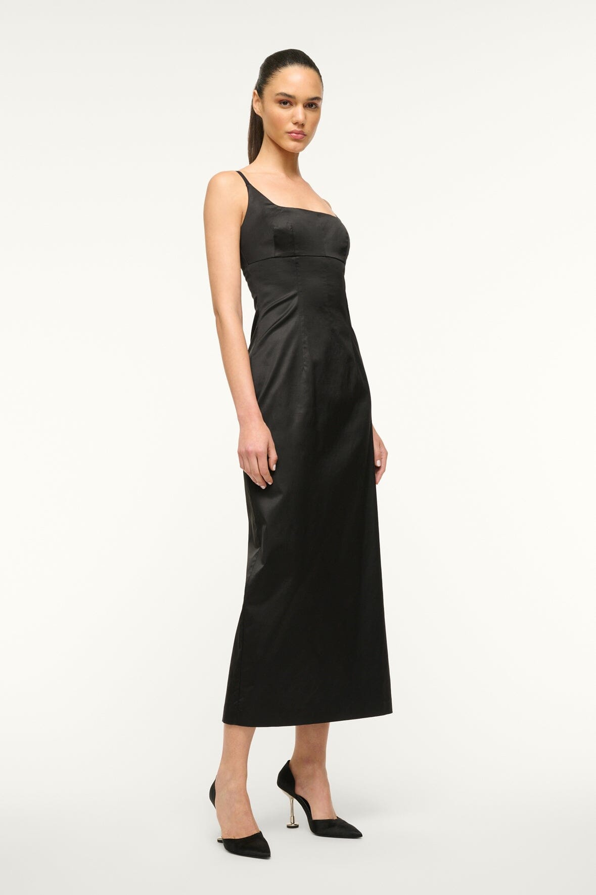 Image CAROL DRESS | BLACK 2 of 5 and Clicking this image will trigger a zoom pop-up