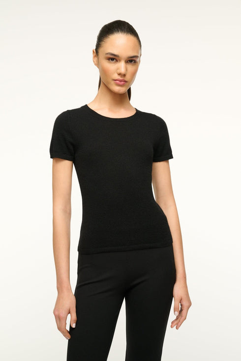 Go to EASY CASHMERE TEE BLACK view 1