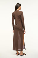 Image CLEO DRESS | DARK CHOCOLATE 3 of 5