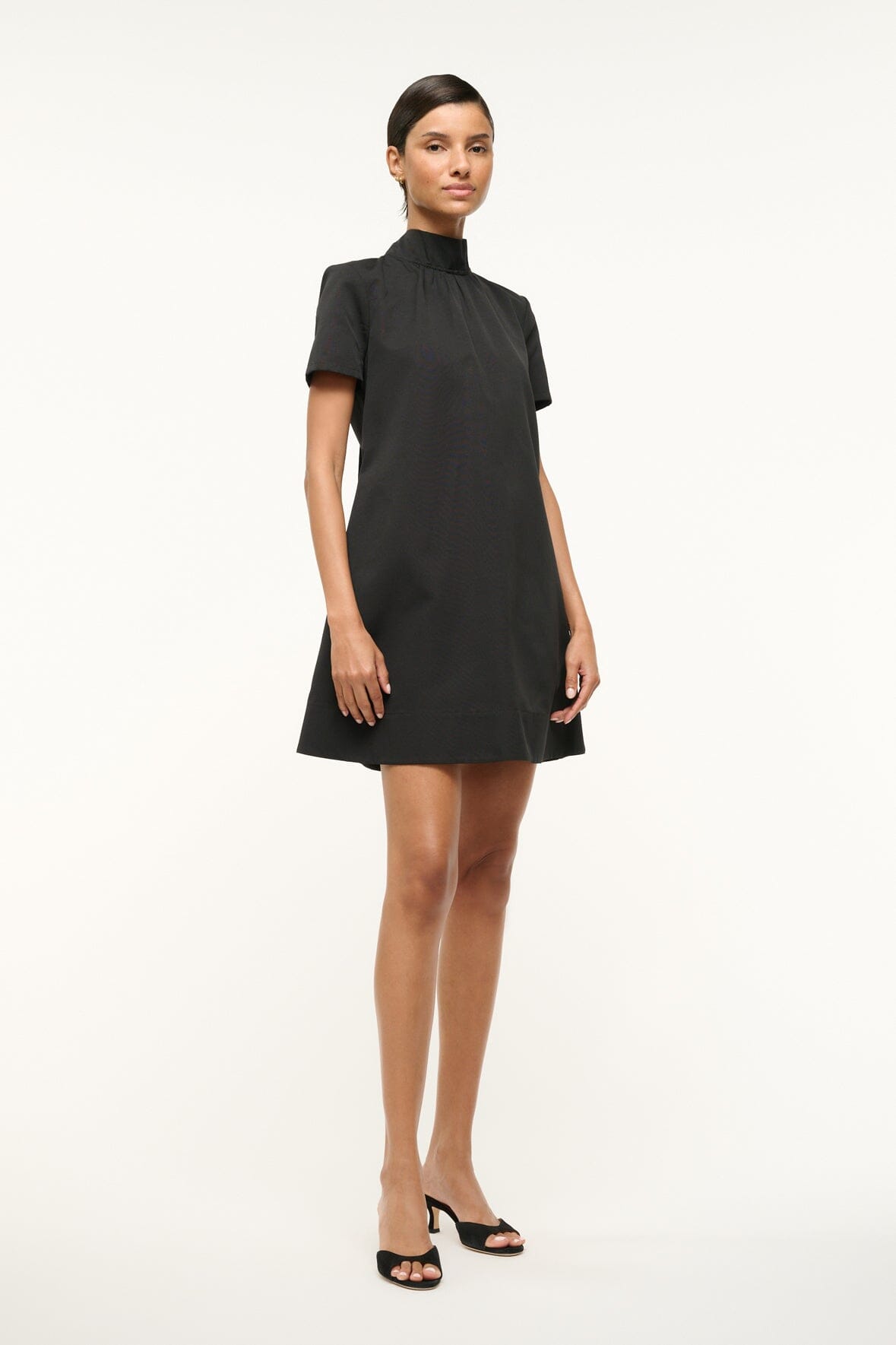 ワンピース STAUD Mini llana Dress MINI ILANA DRESS POINSETTIA
