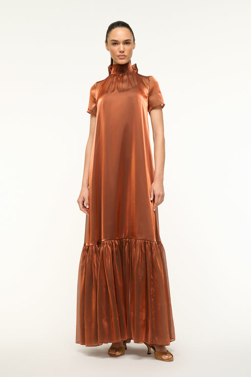 Go to CALLUNA DRESS IRIDESCENT CACAO view 1