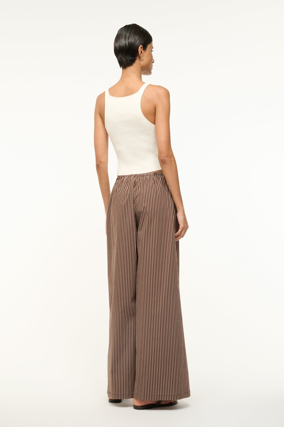 Image BONFIRE PANT | DARK OAK MICRO STRIPE 3 of 7 and Clicking this image will trigger a zoom pop-up