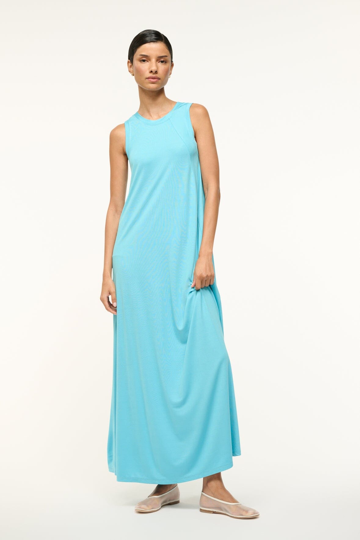 Image DAVI DRESS | AQUA 1 of 5 and Clicking this image will trigger a zoom pop-up