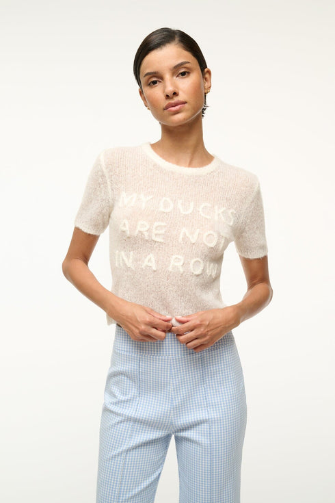 Go to DUCKS IN A ROW TOP IVORY view 2