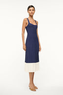 Image ELLISON DRESS | NAVY WHITE 2 of 5