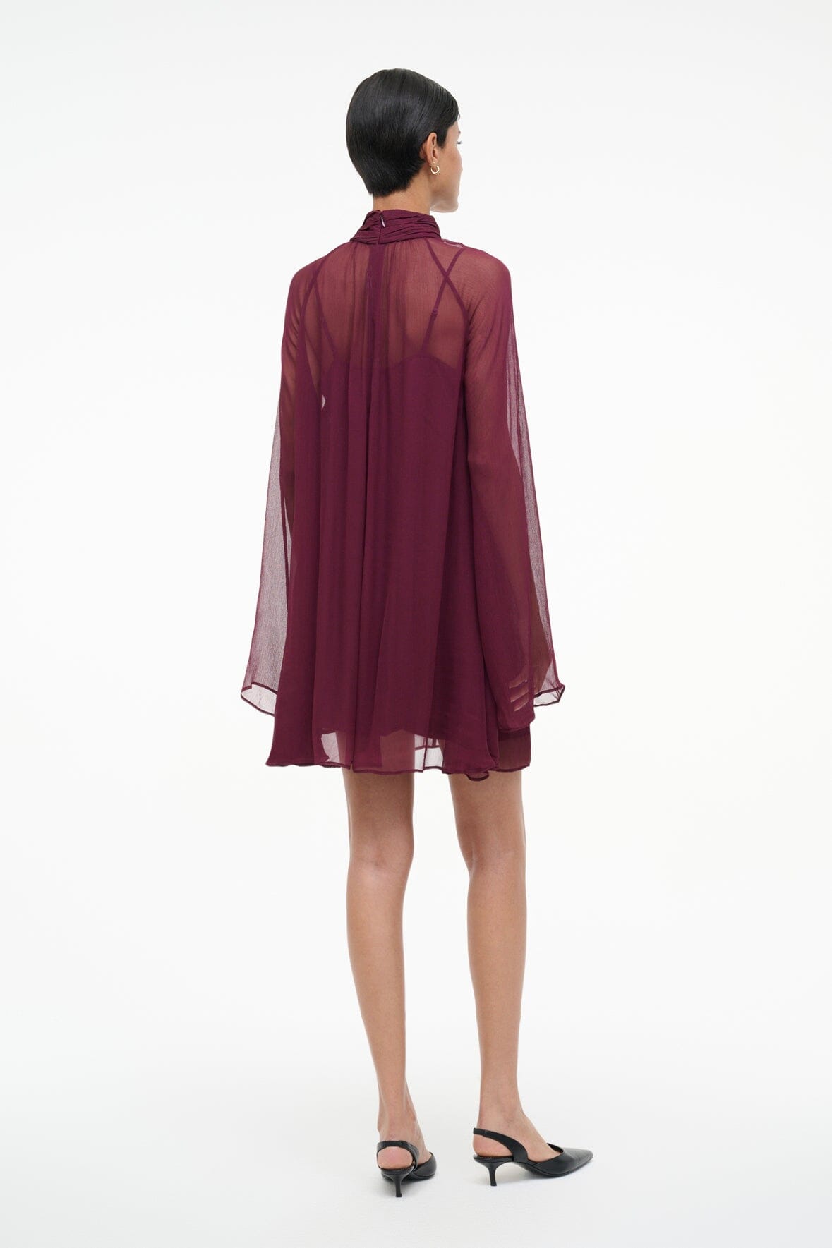 Image ESTHER MINI DRESS | SYRAH 3 of 7 and Clicking this image will trigger a zoom pop-up