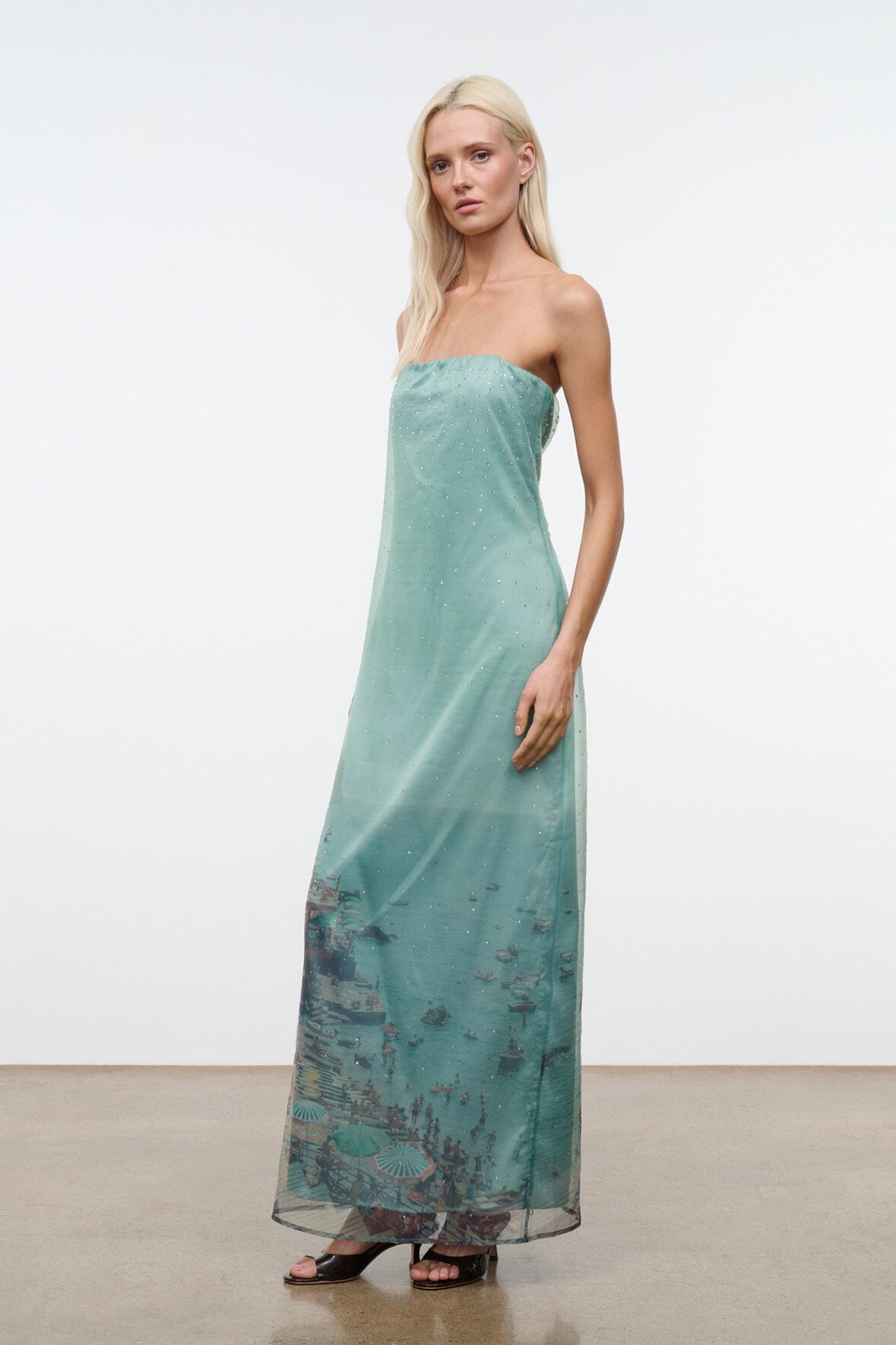 STAUD, Amara Dress in Endless Summer, Size 6