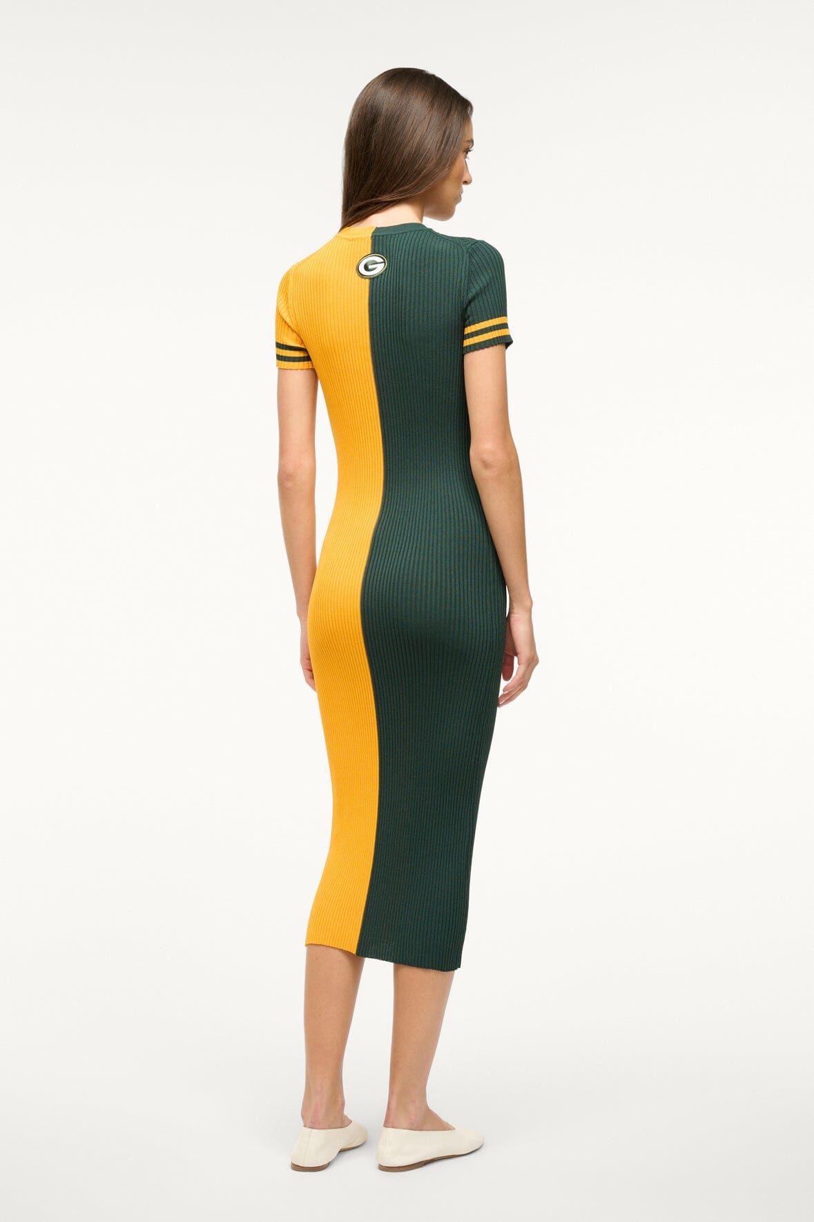 Image THE STAUD NFL COLLEEN DRESS | PACKERS 5 of 7 and Clicking this image will trigger a zoom pop-up