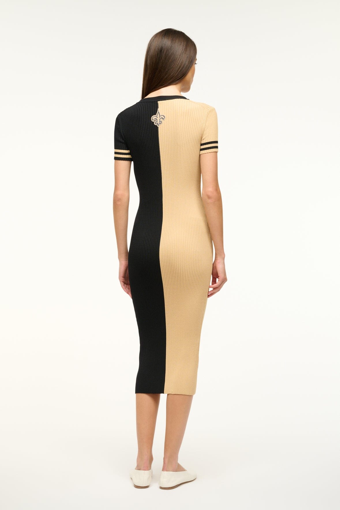 Image THE STAUD NFL COLLEEN DRESS | SAINTS 5 of 7 and Clicking this image will trigger a zoom pop-up