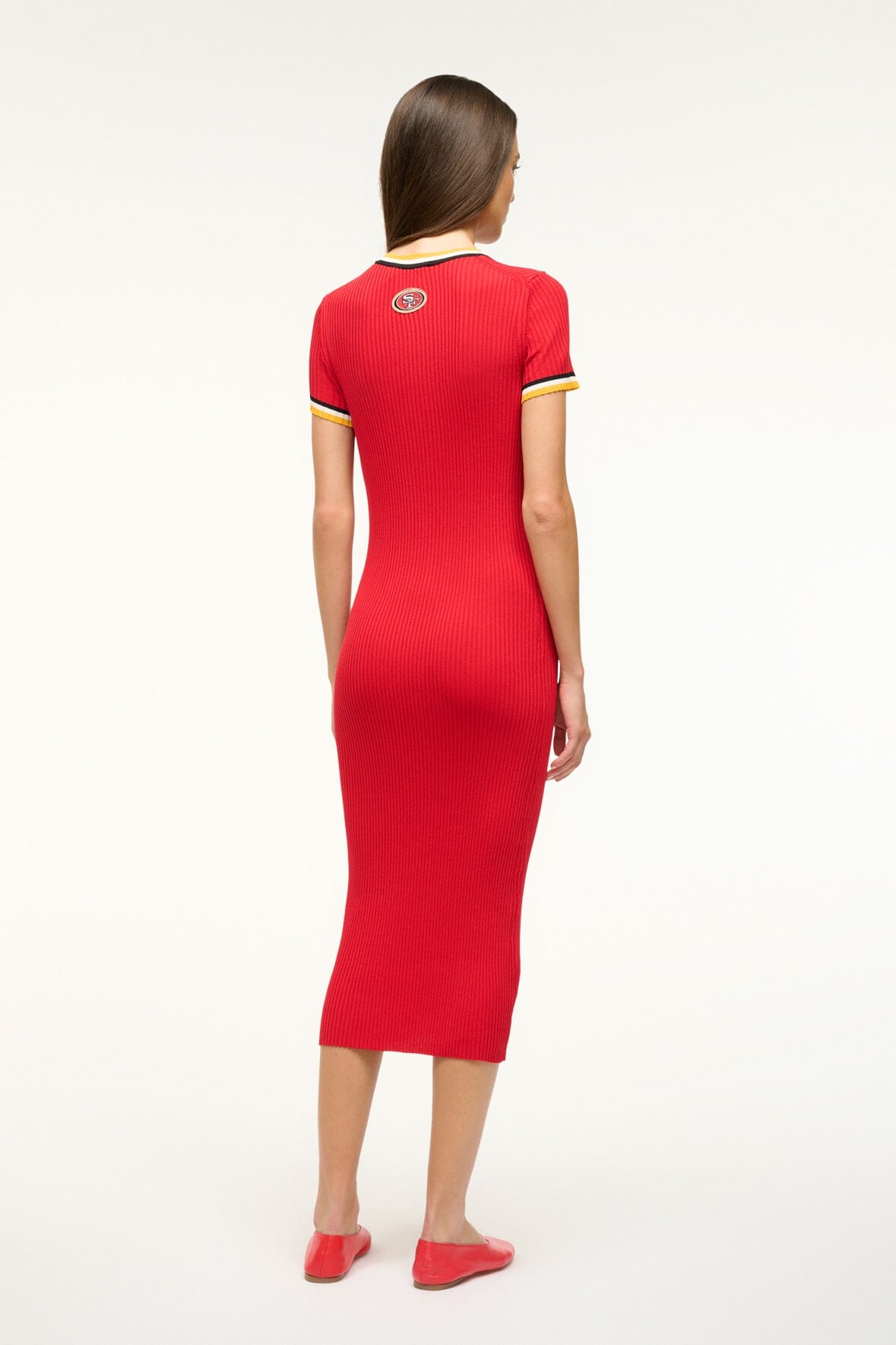 Image THE STAUD NFL COLLEEN DRESS | 49ERS 5 of 7 and Clicking this image will trigger a zoom pop-up