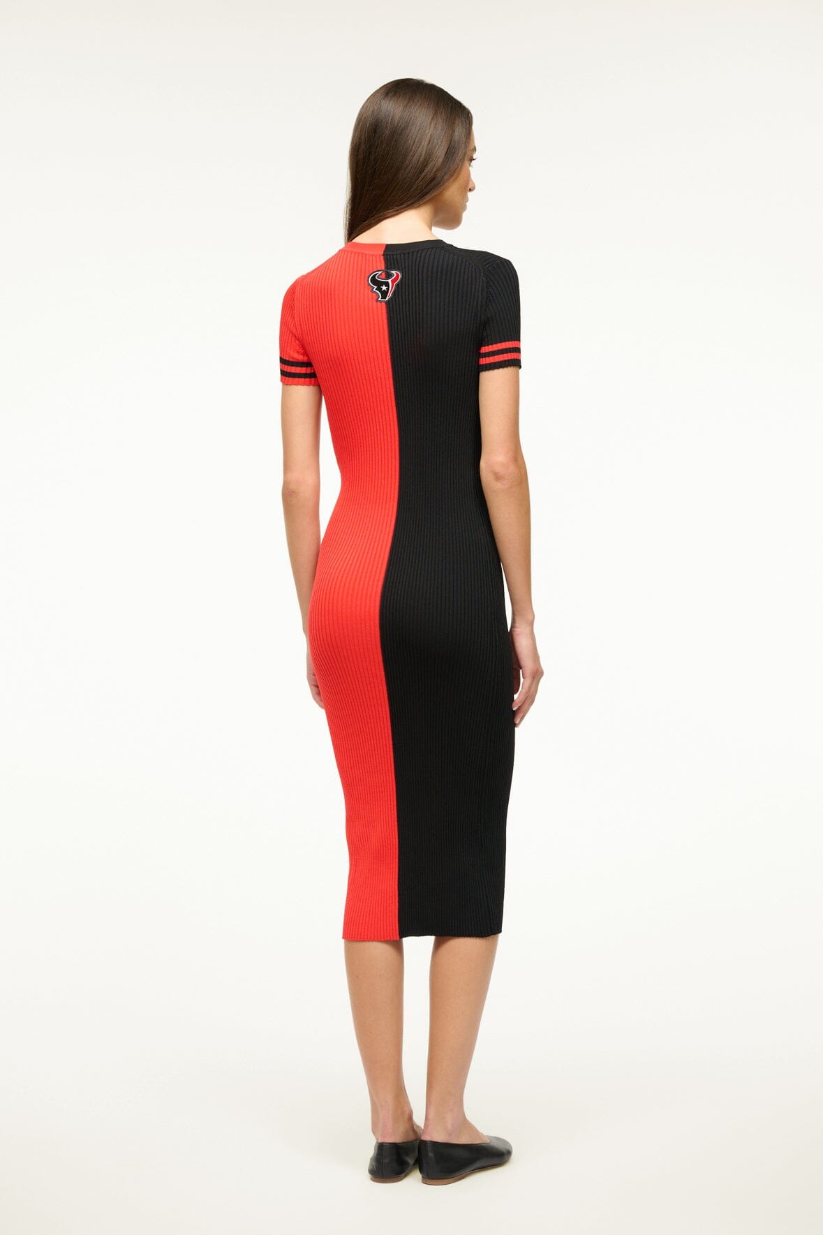 Image THE STAUD NFL COLLEEN DRESS | TEXANS 5 of 7 and Clicking this image will trigger a zoom pop-up