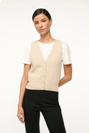 Image FICUS SWEATER VEST | STONE 2 of 5