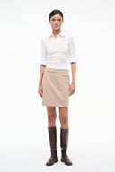 GEO MINI DRESS | BARLEY IVORY