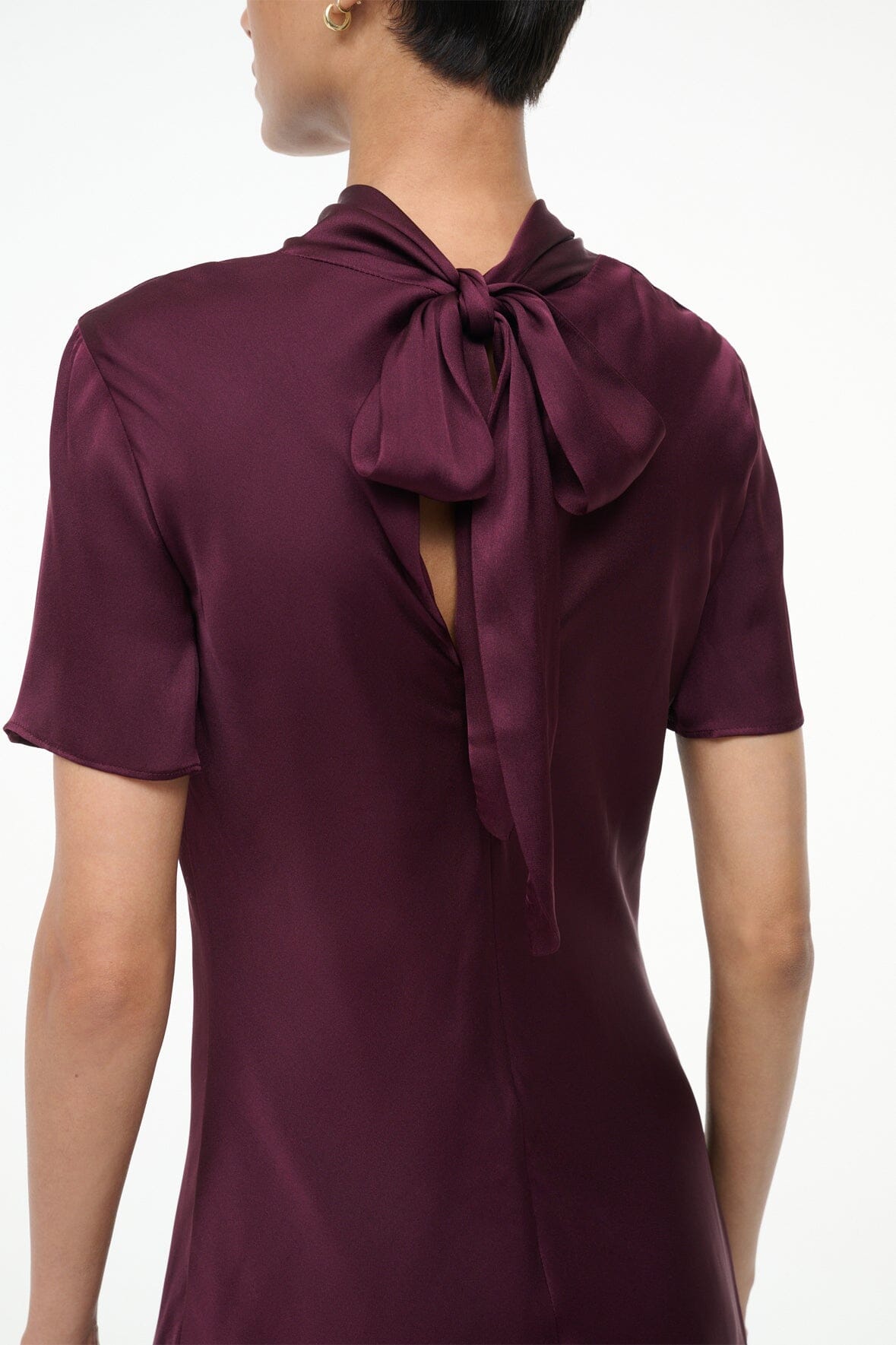 staud iris silk dress STAUD - THE FALL COLLECTION Featuring: The Iris Silk Dress & The Sebastian  High Heel