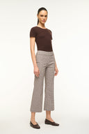 Image KNACK PANT | DARK CHOCOLATE MICRO CHECK 2 of 6