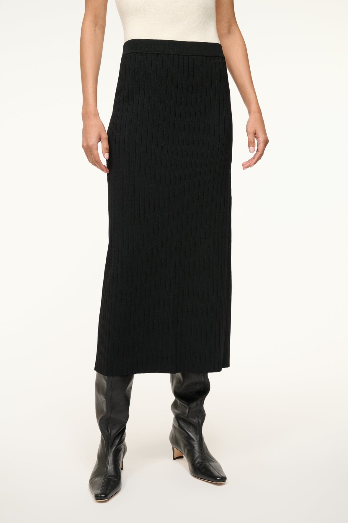 Image LYLE SKIRT | BLACK 4 of 6 and Clicking this image will trigger a zoom pop-up