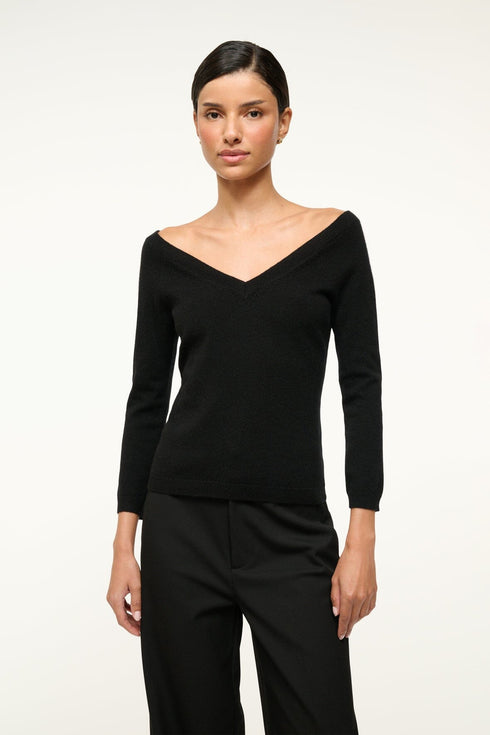 Go to MICK CASHMERE SWEATER BLACK view 2