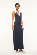 Image NAOMI DRESS | NAVY WHITE 3 of 4