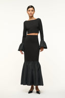 PAIGE CROPPED TOP | BLACK