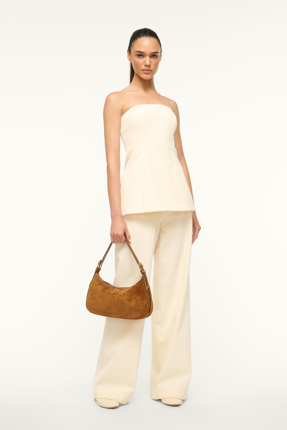 Image PINE SHOULDER BAG | TAN 6 of 7 and Clicking this image will trigger a zoom pop-up