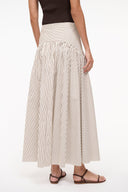 Image PROCIDA SKIRT | IVORY DARK OAK MICRO STRIPE 5 of 7