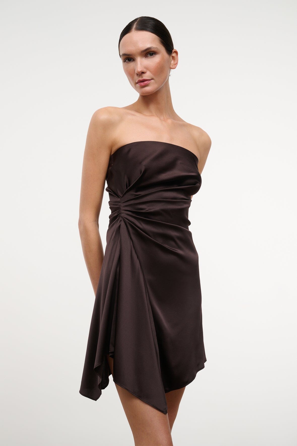 freda silk dress earth STAUD, Freda Silk Dress in Earth, Size 16