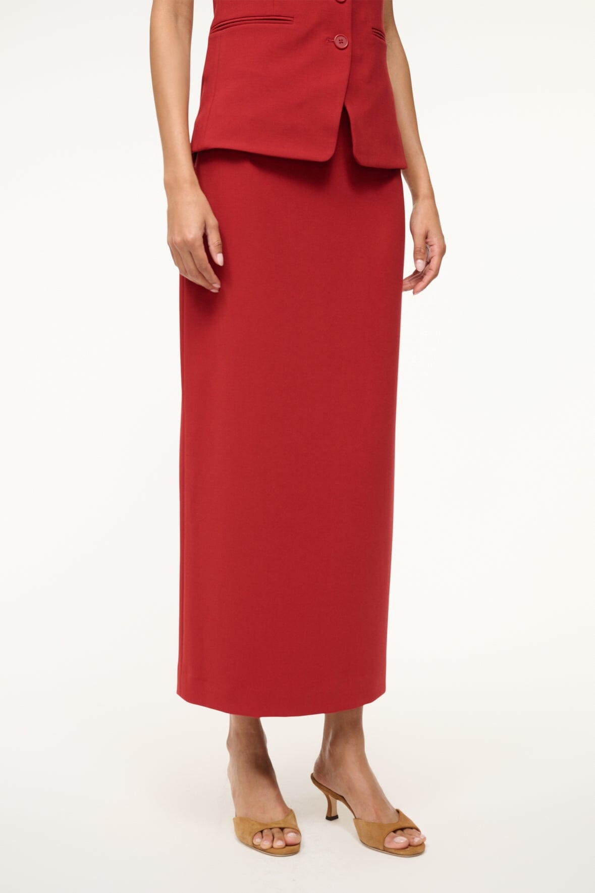 Image SMITH SKIRT | ROUGE 4 of 6 and Clicking this image will trigger a zoom pop-up