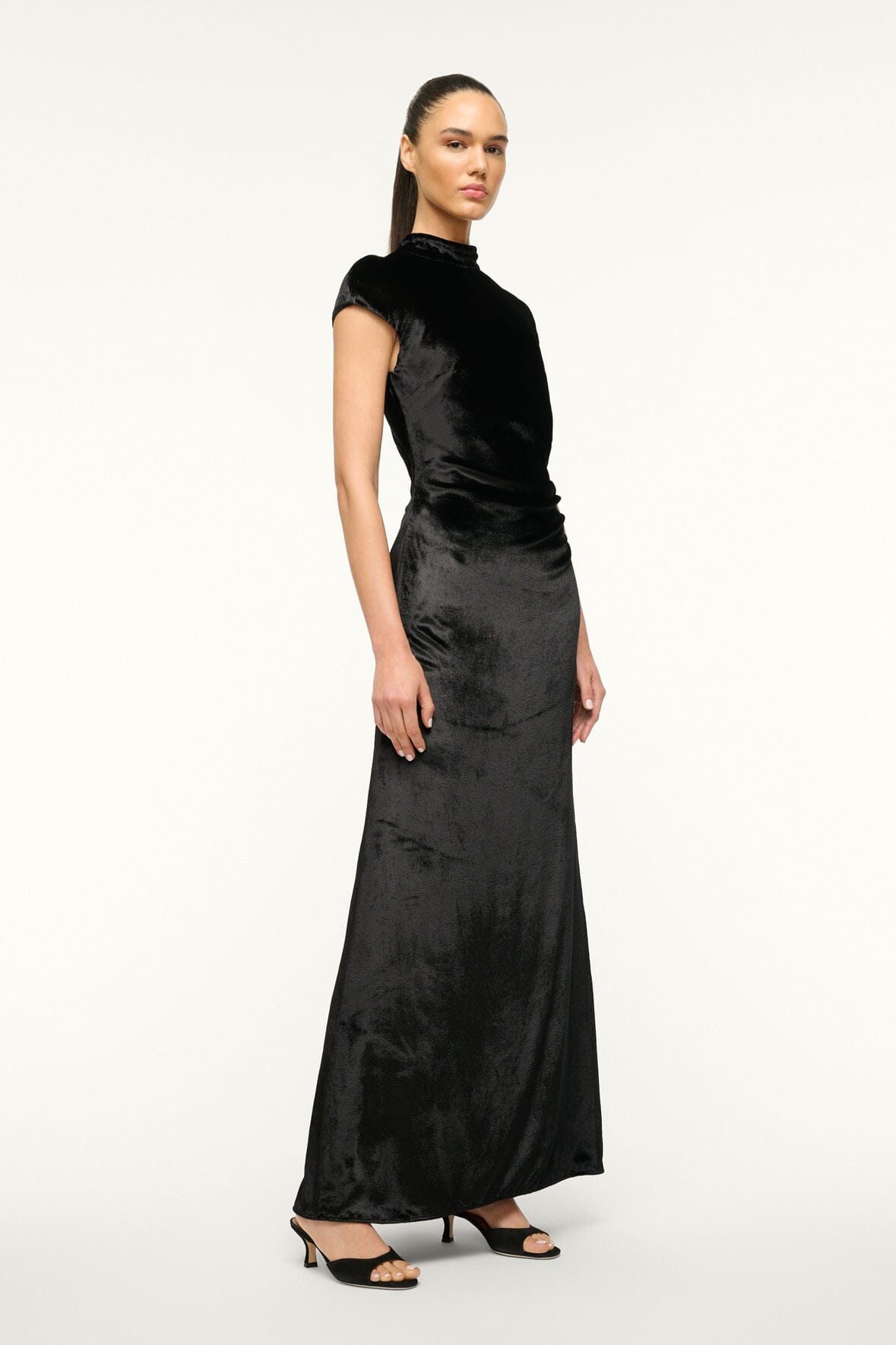 Image TINA DRESS | BLACK 4 of 5 and Clicking this image will trigger a zoom pop-up