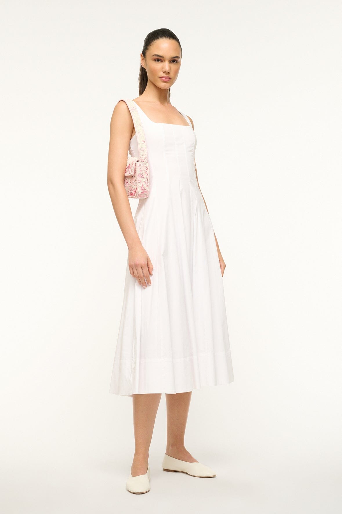 Image TOMMY BEADED BAG | IVORY CHERRY BLOSSOM TOILE 6 of 7 and Clicking this image will trigger a zoom pop-up