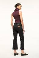 Image STAUD + WRANGLER THE CROPPED BOOT JEAN | BLACK 3 of 6