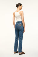 Image STAUD + WRANGLER THE EVERYDAY JEAN | INDIGO WASH 4 of 7