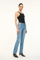 Image STAUD + WRANGLER THE EVERYDAY JEAN | MID BLUE 3 of 7